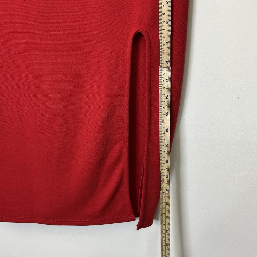 NEW‎ Bailey 44 Red Bodycon Dress Women’s Size Large Midi - Picture 8 of 10